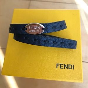 Fendi Leather Selleria Bracelet